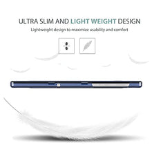 Load image into Gallery viewer, ProElite Smart Flip Case Cover for Lenovo Tab M10 FHD Plus 10.3" X606V /TB-X606/TB-X606X, Translucent Back with Stylus Pen, Navy Blue