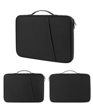 Load image into Gallery viewer, ProElite Nylon Tablet sleeve Case Cover 12" to 13" Tablets for Samsung Galaxy Tab S7 Plus/S8 Plus/S9 Plus/S7 FE 12.4", Apple iPad Pro 12.9",Lenovo Tab P12, Microsoft Surface Pro 4/5/6/7/8/9, Dark Grey