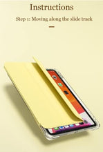 Load image into Gallery viewer, ProElite Sliding Detachable Smart Flip Case Cover for Apple iPad 10.2 inch 9th/8th/7th Gen with Pencil Holder, Lavender