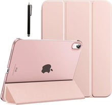 Load image into Gallery viewer, ProElite Cover for Apple iPad (A16) 11th/10th Generation (2025/2022) Cover Case, Transparent Smart case for iPad 11th/10th Gen 2025/2022 (Supports Auto Sleep Wake) with Stylus Pen, Rose Pink
