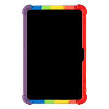 Load image into Gallery viewer, ProElite Soft Silicon Back case Cover with Stand for Nokia Tab T20 10.36 inch, Rainbow