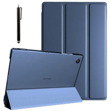 Load image into Gallery viewer, ProElite Cover for Samsung Galaxy Tab A11 8.7 inch/A9 8.7 inch Case Cover, Smart Flip Case Cover for Samsung Galaxy Tab A9 8.7 inch Translucent Back with Stylus Pen, Dark Blue