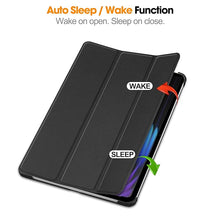 Load image into Gallery viewer, ProElite Cover for Xiaomi Mi Pad 8/8 Pro/Mi Pad 7/7 Pro 11.2 inch Cover Case, Trifold Flip Case Cover, Support Auto Sleep Wake, Black