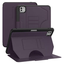 Load image into Gallery viewer, ProElite Case Cover for iPad Pro 11 2024 M4/M5 2024/2025 Case, Smart Magnetic Shockproof Protective Case for Apple iPad Pro 11 M4/M5 2024/2025 5 Stable Stands with Pencil Holder, Dark Purple