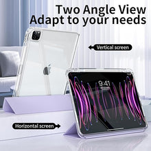 Load image into Gallery viewer, ProElite Case Cover for Apple iPad Pro 12.9 Case, Sliding Detachable Smart Flip Case Cover for Apple iPad Pro 12.9 inch 2022/2021 6th/5th Gen with Pencil Holder, Lavender