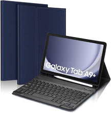Load image into Gallery viewer, ProElite Keyboard case Cover for Samsung Galaxy Tab A9 Plus 11 inch with S Pen Holder Magnetic Detachable Wireless Bluetooth Keyboard Case, Dark Blue