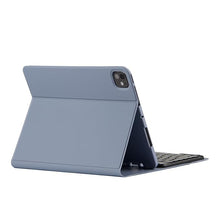 Load image into Gallery viewer, ProElite Keyboard case for Apple iPad Pro 11 inch 2024/2025 M4/M5 with Pencil Holder, Magnetic Detachable Wireless Bluetooth Keyboard Built-in 7-Colors Backlit, Lavender