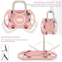 Load image into Gallery viewer, (Refurbished)ProElite Tough Kids case Cover for Apple iPad Pro 11 4th/3rd Gen 2022/ iPad Air 5th/4th Gen 10.9 inch with Rotating Kickstand & Shoulder Strap, Pink