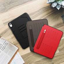 Load image into Gallery viewer, ProElite Cover Case for Apple iPad (A16) 11th/10th Gen (2025/2022) Case, Smart Magnetic Shockproof Protective Case with 5 Stable Stands with Pencil Holder for Apple iPad 11th/10th Gen, Red