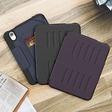 Load image into Gallery viewer, ProElite Case Cover for Apple iPad Mini 6/Mini 7 8.3 inch, Smart Magnetic Shockproof Protective Case for Apple iPad Mini 6/Mini 7 8.3 inch 5 Stable Stands with Pencil Holder, Black