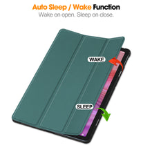 Load image into Gallery viewer, ProElite Cover for Lenovo Tab 10.1 inch 2025 Case Cover, Sleek Smart Flip Case Cover for Lenovo Tab 10.1 inch 2025 Tablet (Support Auto Sleep Wake), Dark Green