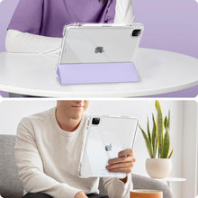 Load image into Gallery viewer, ProElite Case Cover for Apple iPad Pro 12.9 Case, Sliding Detachable Smart Flip Case Cover for Apple iPad Pro 12.9 inch 2022/2021 6th/5th Gen with Pencil Holder, Lavender