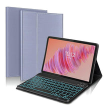 Load image into Gallery viewer, ProElite Keyboard case for Lenovo Tab Plus 11.5 inch Magnetic Detachable Wireless Bluetooth Keyboard with Built-in 7-Colors Backlit, Lavender