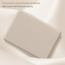 Load image into Gallery viewer, ProElite Case for MacBook Air 13 inch M2 2025/2024 M1 2021 2020 Release A2337 A2179 A1932 Model Touch ID, Slim Leather case with Foldable Stand, Gold