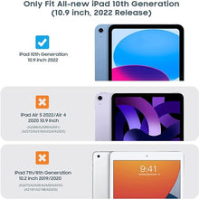 Load image into Gallery viewer, ProElite Cover for Apple iPad (A16) 11th/10th Gen (2025/2022) Case Cover, 360 Rotatable Smart Flip Case Cover for Apple iPad 11th/10th Generation 2025/2022 with Stylus Pen, Eiffel