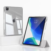 Load image into Gallery viewer, ProElite Case Cover for Apple iPad Pro 12.9 Case, Sliding Detachable Smart Flip Case Cover for Apple iPad Pro 12.9 inch 2022/2021 6th/5th Gen with Pencil Holder, Grey