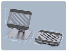 Load image into Gallery viewer, ProElite Tablet Stand, Adjustable Tablet Holder for Desk,Foldable Aluminium for iPad Stand Dock Holder iPad Air 5/4/Mini/10.2/Pro 12.9/Pro 11, Galaxy Tab Ultra, Lenovo Tab,Surface (4-13 inch)-Silver