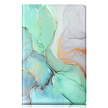 Load image into Gallery viewer, ProElite Book Case Cover for Motorola Pad 70 12.1 inch 2026, Smart flip case Book Cover for Moto Pad 70 12.1 inch 2026 Tablet with Pen Holder, Marble Green