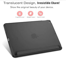 Load image into Gallery viewer, ProElite Smart Trifold Hard Back Flip Stand Case Cover for Apple iPad 9.7 inch 2018/2017 5th 6th Generation with Stylus Pen- Flowers