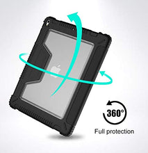 Load image into Gallery viewer, ProElite Rugged Shockproof Armor Smart flip case Cover for Apple iPad 9.7" 2017 2018 5th Gen/6th Gen Air 1 Air 2 Pro 9.7 (A1893/A1954) with Pencil Holder
