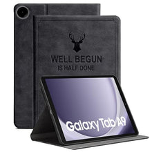 Load image into Gallery viewer, ProElite Cover for Samsung Galaxy Tab A11 8.7 inch /A9 8.7", Deer Flip case Cover for Samsung Galaxy Tab A9/A11 8.7 inch, Black