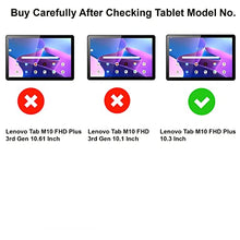 Load image into Gallery viewer, ProElite Smart Flip Case Cover for Lenovo Tab M10 FHD Plus 10.3" X606V /TB-X606/TB-X606X, Translucent Back with Stylus Pen, Navy Blue