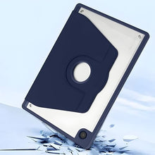 Load image into Gallery viewer, ProElite Cover for Samsung Galaxy A9 8.7 inch Cover Case, 360 Degree Rotatable Smart Flip Case Cover for Samsung Galaxy Tab A9 8.7 inch Transparent Back with S Pen Holder, Dark Blue