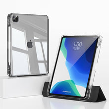 Load image into Gallery viewer, ProElite Case Cover for Apple iPad Pro 12.9 Case, Sliding Detachable Smart Flip Case Cover for Apple iPad Pro 12.9 inch 2022/2021 6th/5th Gen with Pencil Holder, Black