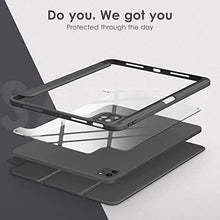 Load image into Gallery viewer, ProElite Case Cover for Apple iPad Pro 13 M4/M5 2024/2025 Cover, Transparent Smart Flip Cover for iPad Pro 13 inch M4/M5 2024/2025 with Pencil Holder, Eiffel