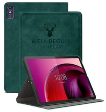 Load image into Gallery viewer, ProElite Cover for Lenovo Tab M10 5G 10.6 inch Case Cover, Deer Flip case Cover for Lenovo Tab M10 5G 10.6 inch Dark Green
