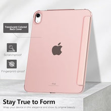 Load image into Gallery viewer, ProElite Cover for Apple iPad (A16) 11th/10th Generation (2025/2022) Cover Case, Transparent Smart case for iPad 11th/10th Gen 2025/2022 (Supports Auto Sleep Wake) with Stylus Pen, Rose Pink