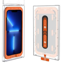 Load image into Gallery viewer, ProElite OneTouch Tempered Glass Screen Protector for Apple iPhone 13/13 Pro with Auto Alignment Kit