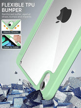 Load image into Gallery viewer, ProElite Cover Case for Apple iPad Mini 6/Mini 7 8.3 inch Case, Smart Flip Case Cover for Apple iPad Mini 6/Mini 7 8.3 inch with Pencil Holder, Mint Green (Transparent Back)