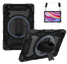 Load image into Gallery viewer, ProElite for Redmi Pad Pro 12.1 inch case, Rugged 3 Layer Armor case Cover for Redmi Pad Pro 12.1 inch with Hand Grip and Rotating Kickstand with Shoulder Strap, Black