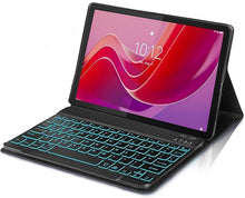 Load image into Gallery viewer, ProElite Keyboard case for Lenovo Tab M11 11 inch, Magnetic Detachable Wireless Bluetooth Keyboard Built-in 7-Colors Backlit, Dark Blue