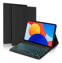 Load image into Gallery viewer, ProElite Keyboard case for Redmi Pad SE 8.7 inch, Magnetic Detachable Wireless Bluetooth Keyboard Built-in 7-Colors Backlit, Black