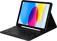 Load image into Gallery viewer, ProElite Detachable Wireless Bluetooth Keyboard case Cover for iPad (A16) 11th/10th Gen 2025/2022 with Pencil Holder, Lavender