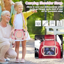Load image into Gallery viewer, (Refurbished)ProElite Tough Kids case Cover for Apple iPad Pro 11 4th/3rd Gen 2022/ iPad Air 5th/4th Gen 10.9 inch with Rotating Kickstand & Shoulder Strap, Pink