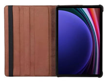 Load image into Gallery viewer, ProElite Cover for Galaxy Tab S9 FE+/S9+/S10+ 12.4 inch Case Cover, 360 Rotatable Smart Flip Case Cover for Galaxy Tab S9 FE Plus/S9 Plus/S10 Plus 12.4 inch Tablet with Stylus Pen, Brown