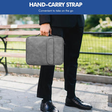 Load image into Gallery viewer, ProElite Polyster Tablet Sleeve Case Upto 11.5" with Front Pocket for iPad 10.2/10.9/Pro 11/Lenovo/Galaxy Tab A9 Plus/S7/S8/S9/Realme Pad/Redmi Pad/Mi Pad 7/Moto Tab G62/Oneplus Pad Tablet, Dark Grey