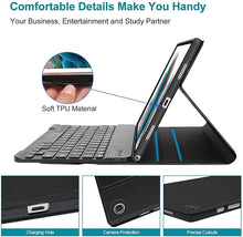 Load image into Gallery viewer, ProElite Keyboard case for Realme Pad X 11 inch, Magnetic Detachable Wireless Bluetooth Keyboard Built-in 7-Colors Backlit, Black
