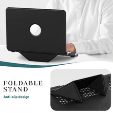 Load image into Gallery viewer, ProElite Case for MacBook Neo 13 inch 2026, Slim Leather case for MacBook Neo 13 inch 2026 with Foldable Stand, Black
