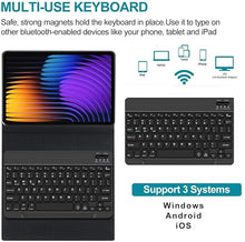 Load image into Gallery viewer, ProElite Keyboard case for Mi Pad 7/7 Pro 11.2 inch, Magnetic Detachable Wireless Bluetooth Keyboard Mi Pad 7/7 Pro 11.2 inch, Black