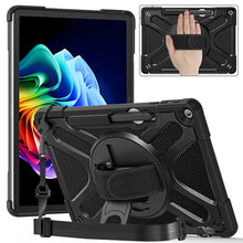 Load image into Gallery viewer, ProElite Cover for Surface Pro 12 inch Case, Rugged 3 Layer Armor case Cover for Surface Pro 12 inch with Hand Grip & Rotating Kickstand with Shoulder Strap, Black