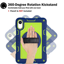 Load image into Gallery viewer, ProElite for Xiaomi Redmi Pad 2 11 inch Case, Rugged 3 Layer Armor case Cover for Xiaomi Redmi Pad 2 11 inch Case with Hand Grip and Rotating Kickstand with Shoulder Strap, Navy Green