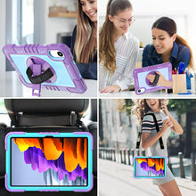 Load image into Gallery viewer, ProElite for Xiaomi Redmi Pad 2 11 inch Case, Rugged 3 Layer Armor case Cover for Xiaomi Redmi Pad 2 11 inch Case with Hand Grip and Rotating Kickstand with Shoulder Strap, Purple Blue