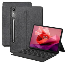 Load image into Gallery viewer, ProElite Wireless Bluetooth TouchPad Keyboard Case Cover for Lenovo Tab P12 12.7 inch Magnetic Wireless Bluetooth TouchPad Keyboard, Black