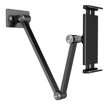 Load image into Gallery viewer, ProElite Foldable Adjustable 360 Degree Aluminum Wall Mount Tablet Stand for Apple iPad, iPhones, Galaxy Tab, Xiaomi Pad, Redmi Pad, Realme, Oneplus Pad,Lenovo Tab, Kindle Upto 12.9 inch, Space Grey