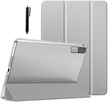 Load image into Gallery viewer, ProElite Case Cover for Redmi Pad SE 11 inch Cover, Smart Flip Case Cover for Redmi Pad SE 11 inch Translucent Back with Stylus Pen, Grey