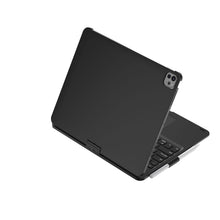 Load image into Gallery viewer, {Refurbished} ProElite 360 Degree Rotatable Wireless Bluetooth TouchPad Keyboard Case Cover for Apple iPad Pro 13 inch 2024/2025 M4/M5, Built-in 7-Colors Backlit, Black
